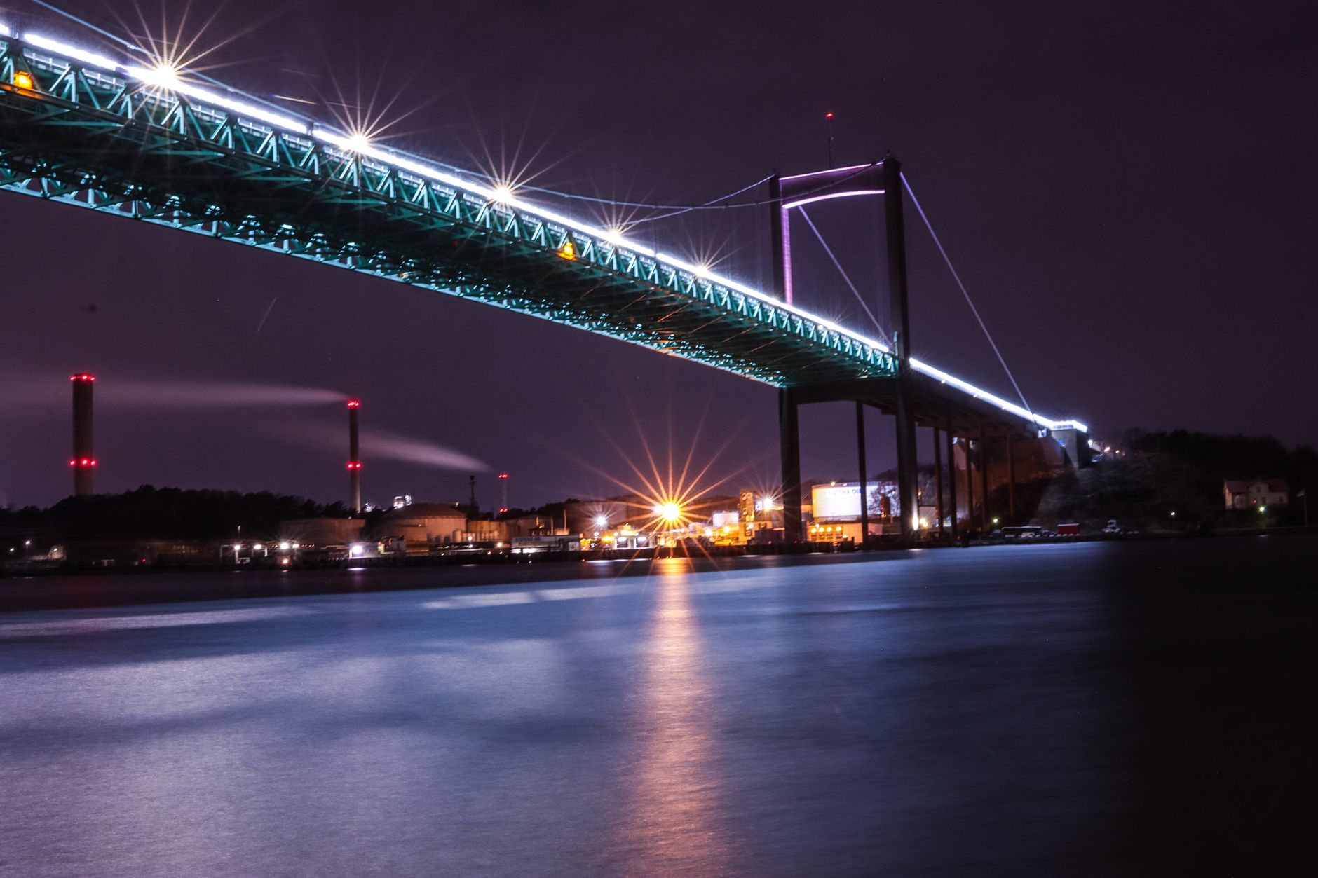 Most Ölandsbron klenoucí se přes Kalmarský průliv mezi Kalmarem a ostrovem Öland