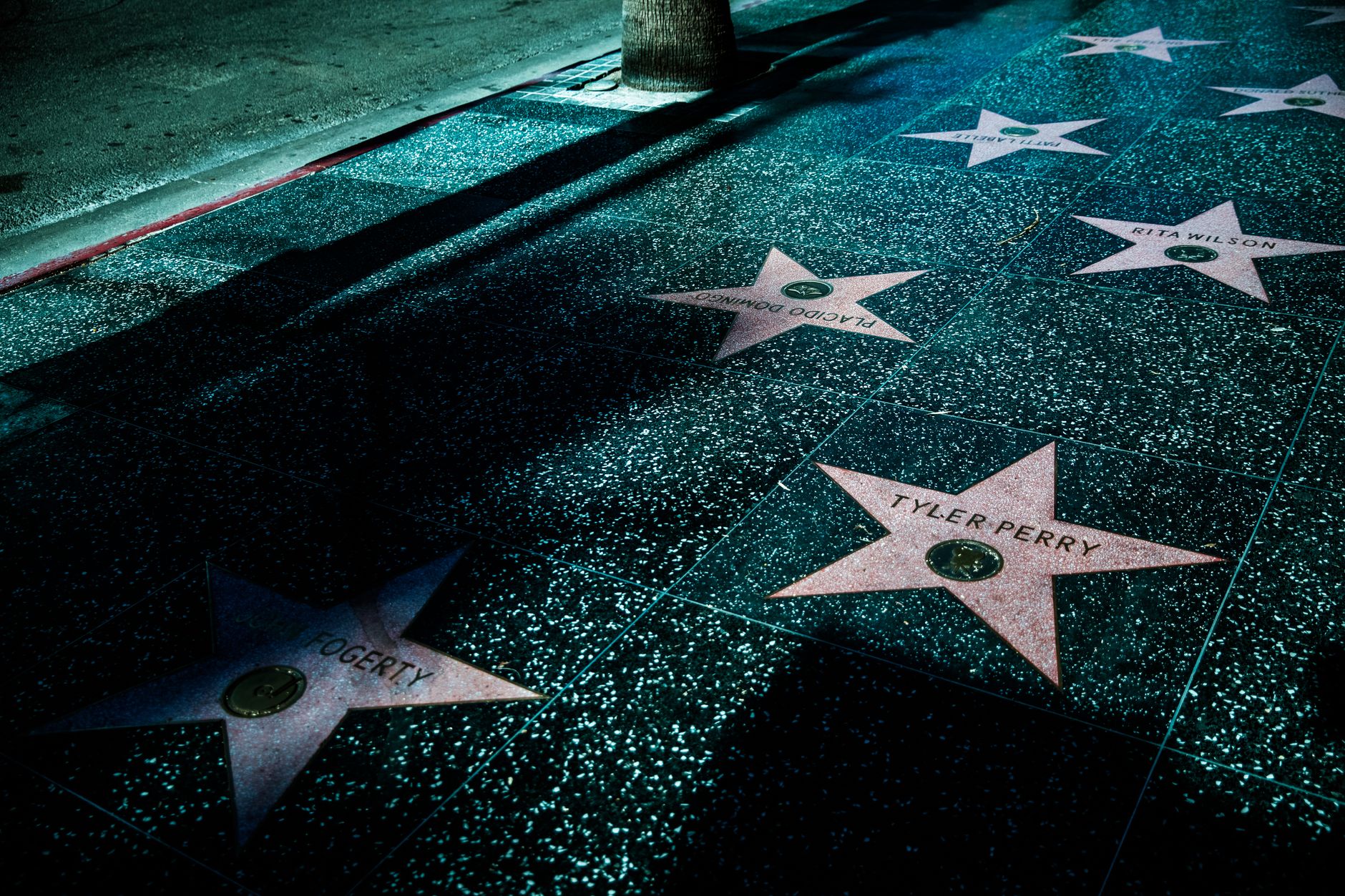 Hvězda na chodníku slávy na Hollywood Boulevard v Los Angeles