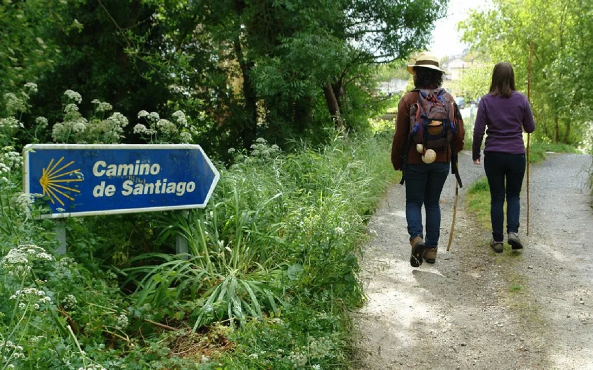 Pobřeží Atlantiku na Anglické cestě (Camino Inglés) směrem do Santiaga de Compostela
